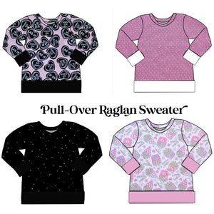 Pull Over Raglan Sweater