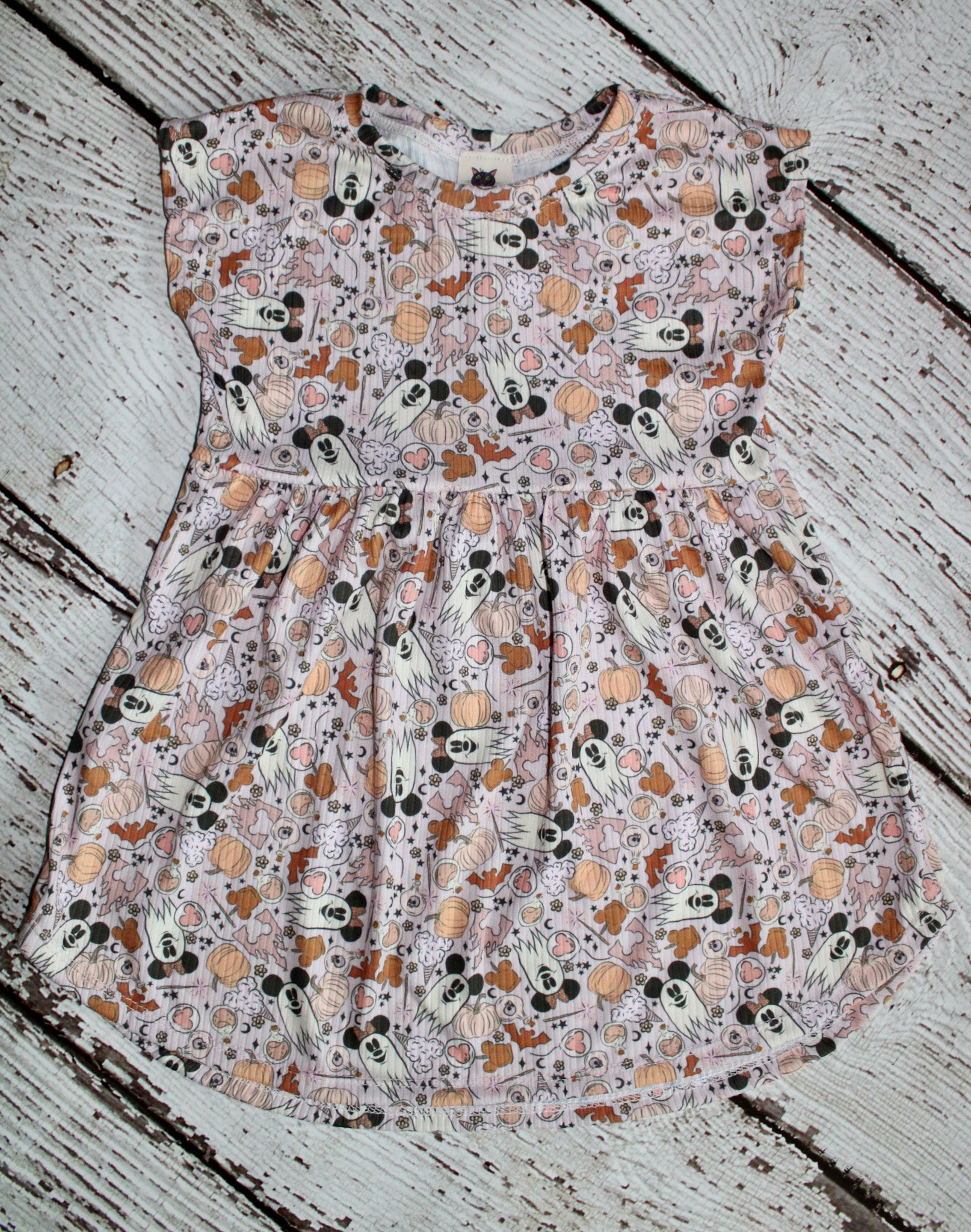 Peach Pearlie Dress