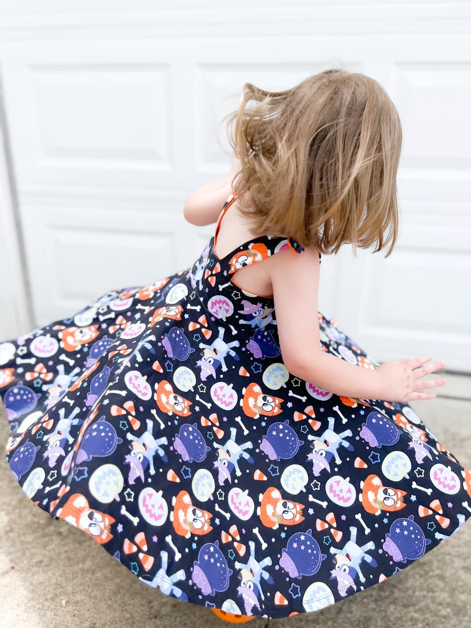 Tie Strap Twirly Dress