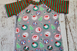 Load image into Gallery viewer, Christmas Stamps Raglan Tee
